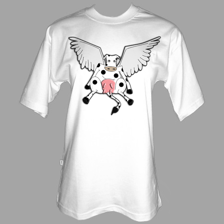 Camiseta Branca Vaca